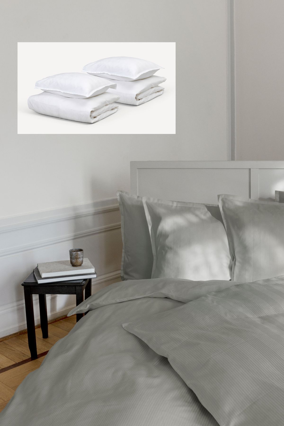 GEORG DAMASK sengetøj 2 alm- længde - vælg farve Plus